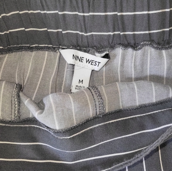 Nine West Grey Shorts with White Pinstripes - Picture 3 of 3